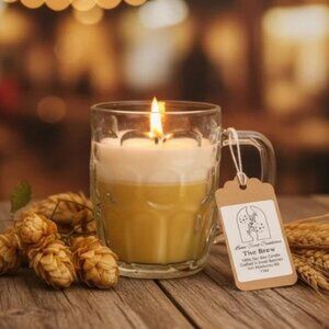 The Brew Beer inspired Candle